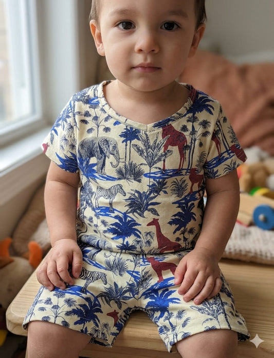 Nicker Shirt in Jersy Stuff Animal Print