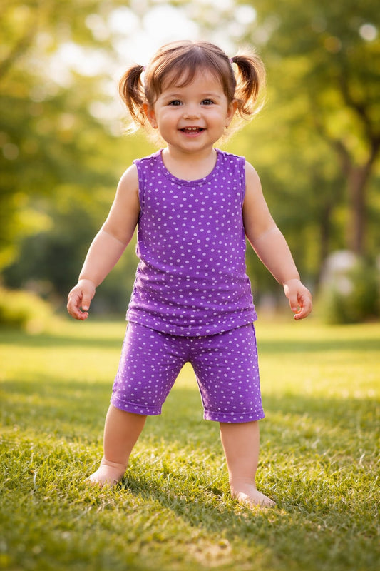 Nicker Shirt in Jersey Stuff - PolKa Dot