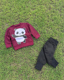 Sweat Shirt & Trouser Pair Winter Stuff Fleece 1 Year To six Years Unisex Design