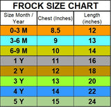 Single Frock with Band red check collar style