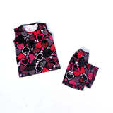 Nicker Shirt in Jersey Stuff Sando Style - Red Star