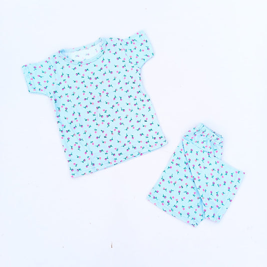 Nicker Shirt in Jersey Stuff - Sky Blue Half Bazoo