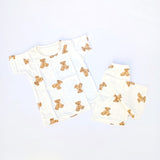 Nicker Shirt in Jersey Stuff in Teddy Bear Print