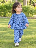Full Bazo Frock & Trouser In Jersey Cotton Stuff ( Banyani stuff )