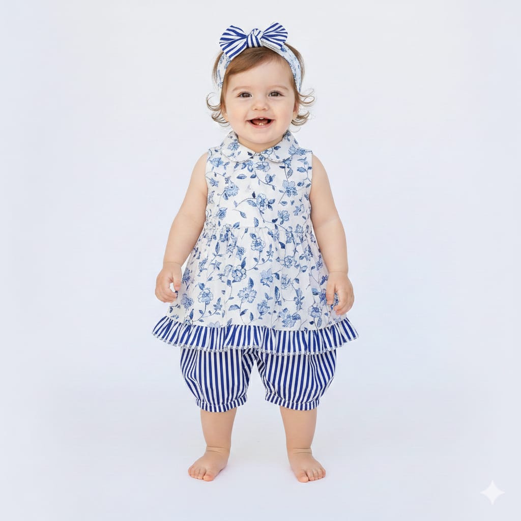 Frock with band & lining shorts