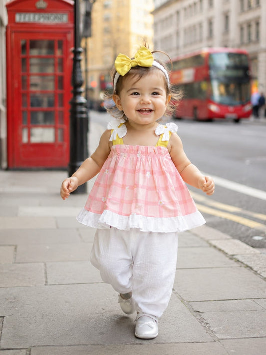 Pink Top With Trouser