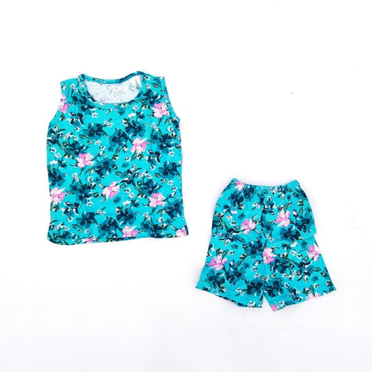 Nicker Shirt in Jersey Stuff - Mix Flower Prints