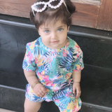 Nicker Shirt in Jersey Stuff Half Bazoo In  Multi Flowers