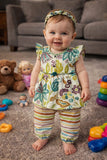 Frock with Band & Trouser In Lining Trouser