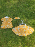 Summer Stuff Soft Cotton Shirt and Skirt with Band in Yellow
