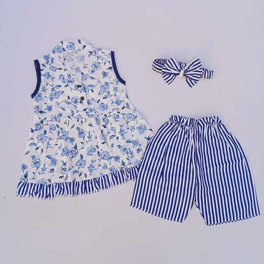 Frock with band & lining shorts