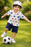 Nicker Shirt & Cap in Cotton Stuff -  Half Bazoo