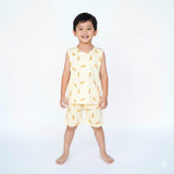 Nicker Shirt in Jersey Stuff - Carrot Print
