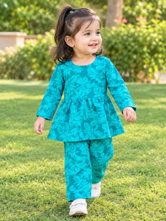 Full Bazo Frock  & Trouser In Jersey  Stuff ( Banyani stuff )