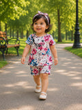 Nicker Shirt in Jersey Stuff in Flower Print