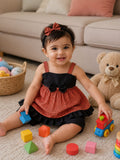 Frock with Band  & Short with Big Black Bow