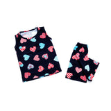 Nicker Shirt in Jersey Stuff in multi Heart Designs