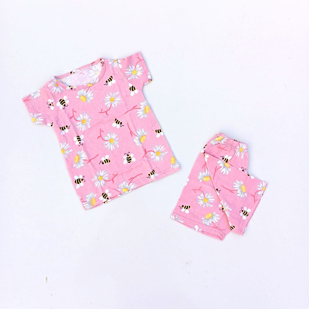 Nicker Shirt in Jersey Stuff -  Half Bazoo Honey Bee Design