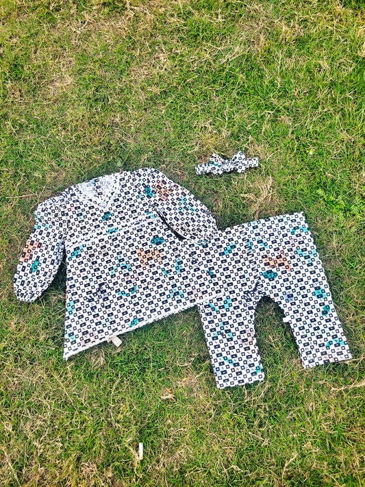 Full Bazoo Frock with Band & Trouser