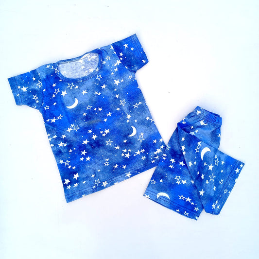 Nicker Shirt in Jersey Stuff Half Bazoo Star Print