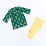 Lawn Stuff Frock  & Trouser with lace