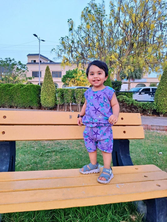 Nicker Shirt in Jersey Stuff in multi Star Designs