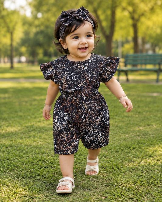 Jumpsuit / Slim Body Fit Suit  With Band in Blended Stuff