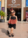 Frock with Band  & Short with Big Black Bow